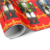 Nussknacker Geschenkpapier (Rolleneckpunkt)