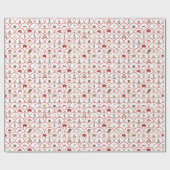 Nussknacker-Geschenkpapier Festlicher Teddybär Geschenkpapier (Flach)
