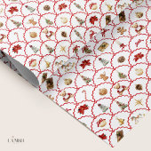 Nussknacker-Geschenkpapier Festlicher Teddybär Geschenkpapier