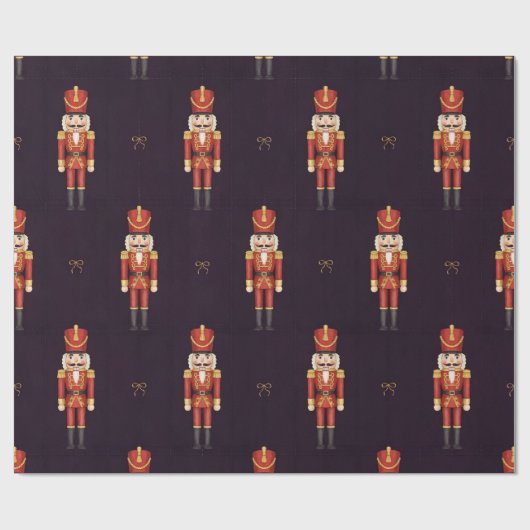 Nussknacker-Geschenkpapier Geschenkpapier (Flach)