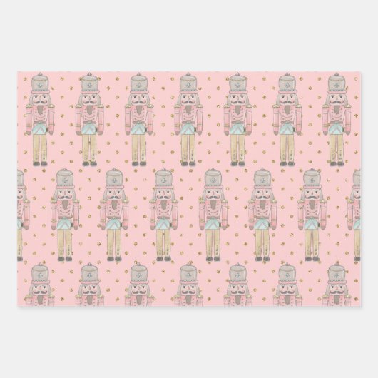 Nussknacker Geschenkpapier Set (Vorderseite 2)