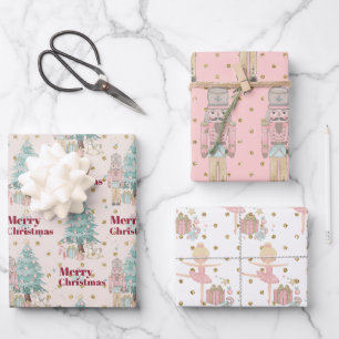 Nussknacker Geschenkpapier Set