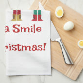 Nussknacker Geschirrtuch (Viertel Falte)