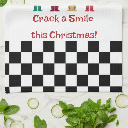 Nussknacker Geschirrtuch (Gefaltet)