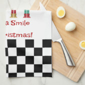 Nussknacker Geschirrtuch (Viertel Falte)