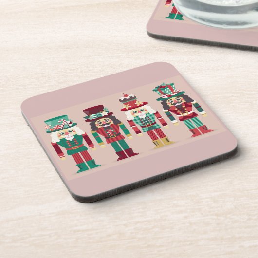 Nussknacker Getränkeuntersetzer (Linke Seite)