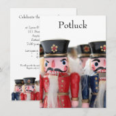Nussknacker-Gruppen-Potluck Einladung (Vorne/Hinten)
