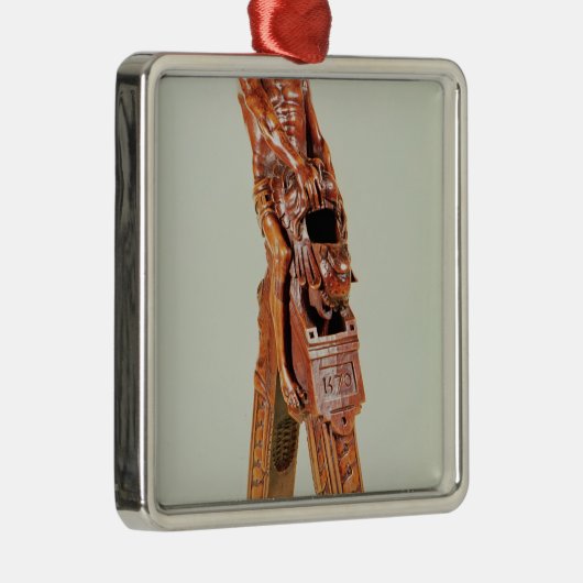 Nussknacker in Form eines Mannes Silbernes Ornament (Rechts)