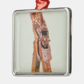 Nussknacker in Form eines Mannes Silbernes Ornament (Links)