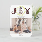 Nussknacker Joy Feiertags-Fotokarte Feiertagskarte (Stehend Vorderseite)