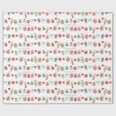 Nussknacker-Kekse Feiertag Geschenkpapier (Flach)