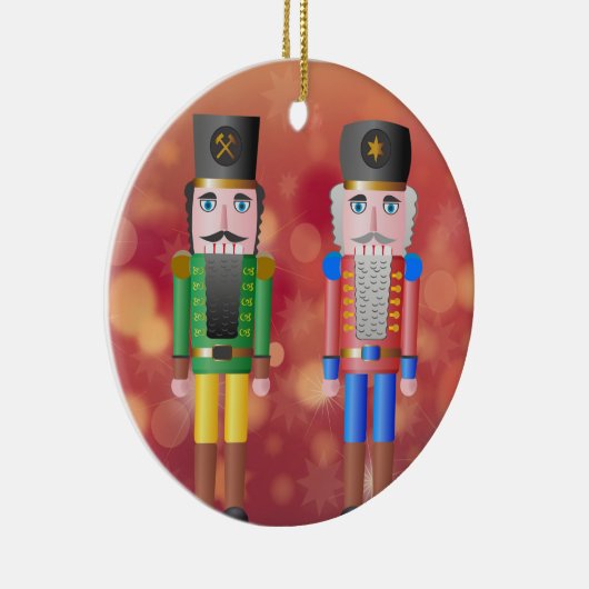 Nussknacker Keramik Ornament (Rechts)