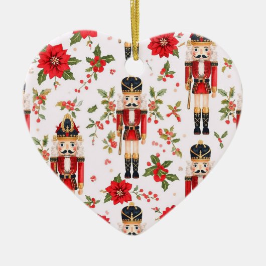 Nussknacker Keramik Ornament (Vorne)