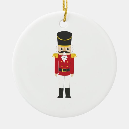 Nussknacker Keramikornament (Vorne)