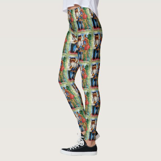 Nussknacker-Koch Leggings (Links)