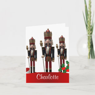 Nussknacker-König Weihnachten Personalisiert Karte