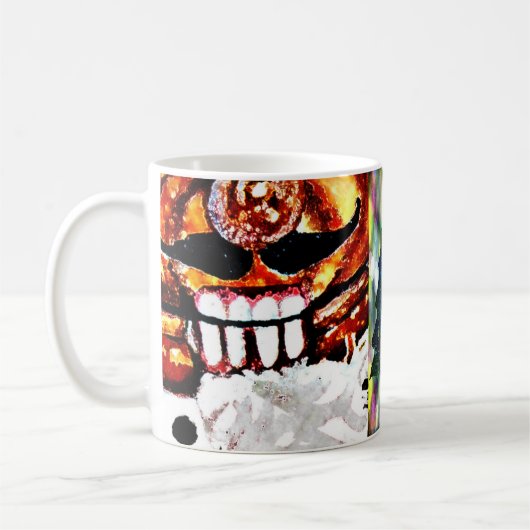 Nussknacker-Lächeln Kaffeetasse (Links)