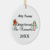 Nussknacker-Lebkuchen Keramik Ornament (Rechts)