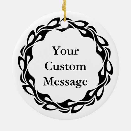 Nussknacker-Maus Keramikornament (Hinten)