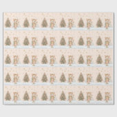 Nussknacker-Mausekönig-Weihnachtsbaum-Geburtstag Geschenkpapier (Flach)