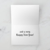 Nussknacker mit Eichel Feiertagskarte (Innenseite)