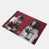 Nussknacker mit Ornamenten Fußmatte (Schrägansicht)