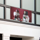 Nussknacker mit Verzierungen Banner (Äußeres Gebäude)