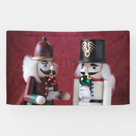 Nussknacker mit Verzierungen Banner (Horizontal)