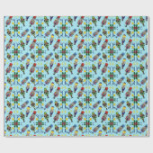 Nussknacker-Muster Geschenkpapier (Flach)