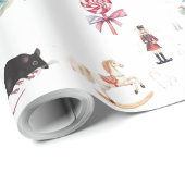 Nussknacker-Mutter Ingwer-Süßigkeiten-Verpackungsp Geschenkpapier (Rolleneckpunkt)