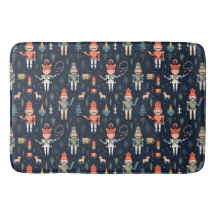 Nussknacker Navy Blau Festives Weihnachten