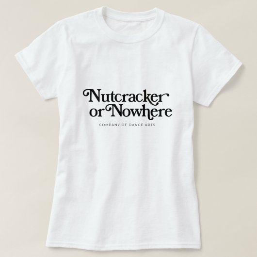 Nussknacker oder Nirgendwo T-Shirt (Design vorne)