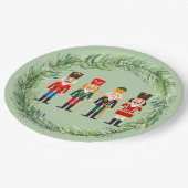 Nussknacker Pappteller (Schrägansicht)