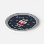 Nussknacker-Party-Platte Pappteller (Schrägansicht)