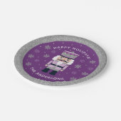 Nussknacker-Party-Platte Pappteller (Schrägansicht)