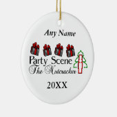 Nussknacker-Party-Szene Keramikornament (Rechts)