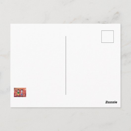 Nussknacker Postkarte (Rückseite)