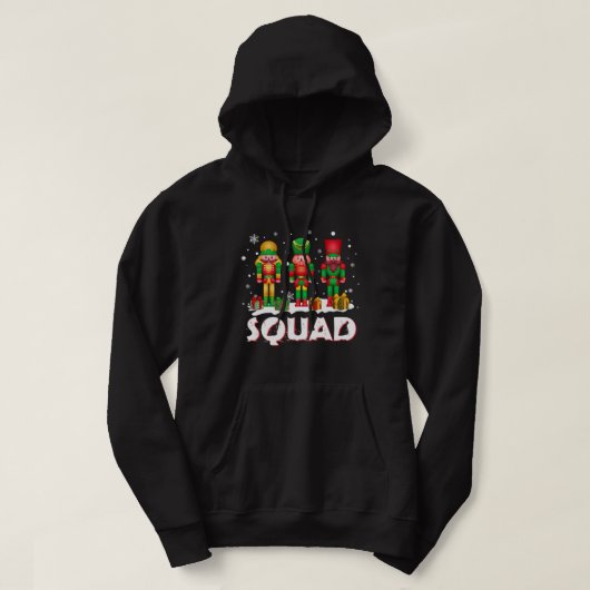 Nussknacker-Quadrat (2) Hoodie (Design vorne)