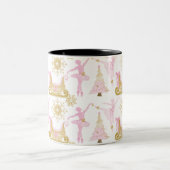 Nussknacker-Reihen-Ballett-Tee-Kaffee-Tasse Zweifarbige Tasse (Mittel)