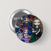 "Nussknacker-Reihen-" Knopf Button (Vorne & Hinten)