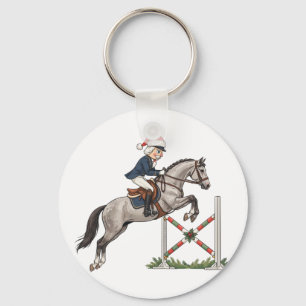 Nussknacker-Reiter-Feiertags-Sport-Weihnachten Schlüsselanhänger