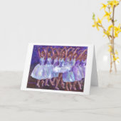 Nussknacker-Schnee-Königin Karte (Gelbe Blume)