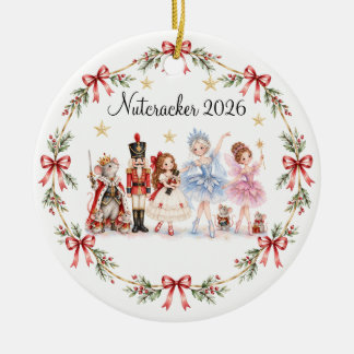 Nussknacker-Schneeflocken-Keramik-Ornament Keramik Ornament