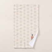 Nussknacker-Schneeflocken-Muster-Feiertag Badhandtuch Set (Handtuch)