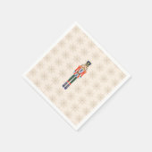 Nussknacker-Schneemuster-Feiertags-Papier-Serviett Serviette (Ecke)