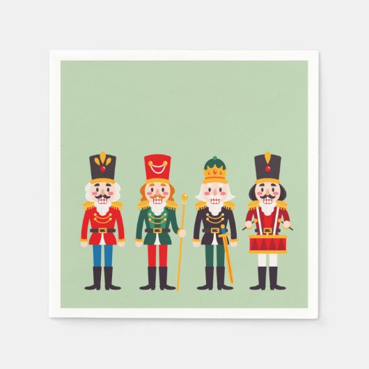 Nussknacker Serviette (Vorderseite)