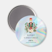 Nussknacker-Skript-Weihnachtsfeiertags-Andenken Magnet (Vorderseite/Rückseite)