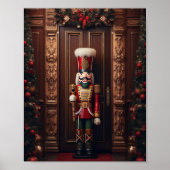 Nussknacker-Soldat, der den Eingang bewacht Poster (Vorne)
