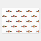 Nussknacker Soldat Geschenkpapier Set (Vorderseite)