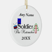 Nussknacker-Soldat Keramik Ornament (Rechts)